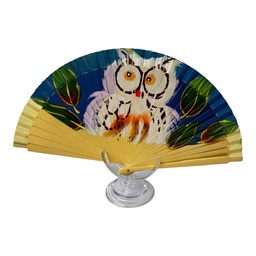 [816624AM] Owl Hand Fans